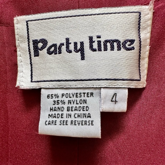 Party Time Formal Dress Size 4 GUC - Picture 3 of 8